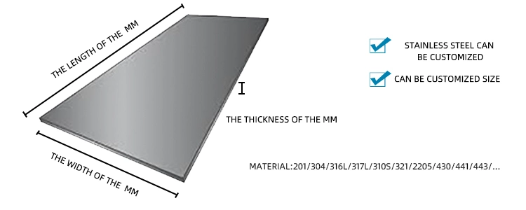 Factory Direct Supply Magnetic Grade 430 420 410 Stainless Steel Sheet Metal Material