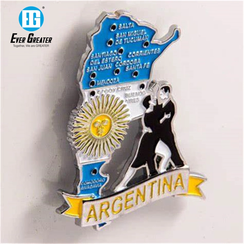 Souvenir Custom Logo Metal Plate Fridge Magnets