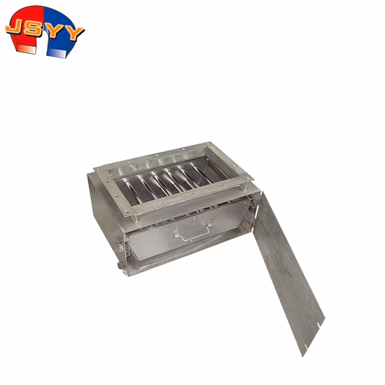 Imanes de cajón de harina de acero inoxidable 11000GS de 3 capas, imanes de cajón limpios manuales